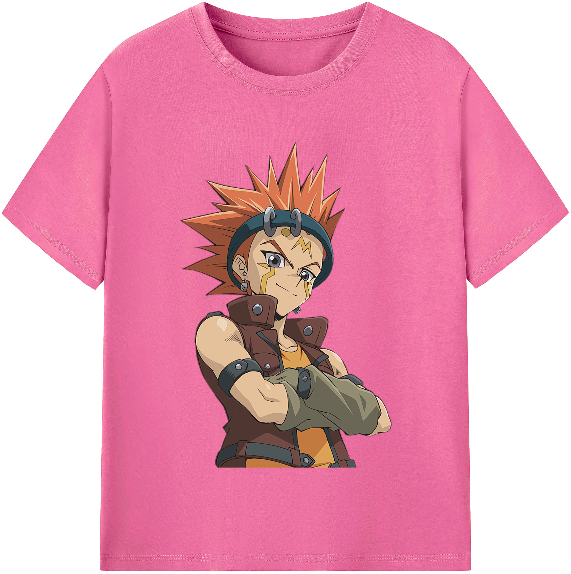 （画像用） 遊☆戯☆王 Yu-Gi-Oh! レディースカジュアルプリントTシャツ（綿100％）